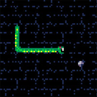 Classic Snake Game on Sakhr Computer