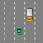 Old Atari Car Racing Game