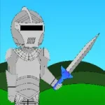 Old-School Knight Atari Game