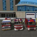 Fire Truck Garage Game