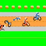 Retro Crazy Bike Race