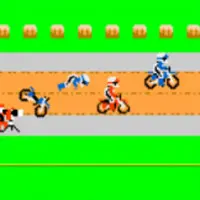 Retro Crazy Bike Race