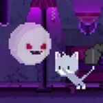 Atari Cat and Ghosts Game