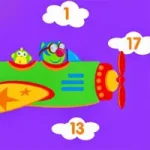 Atari Plane & Number Shooting Game